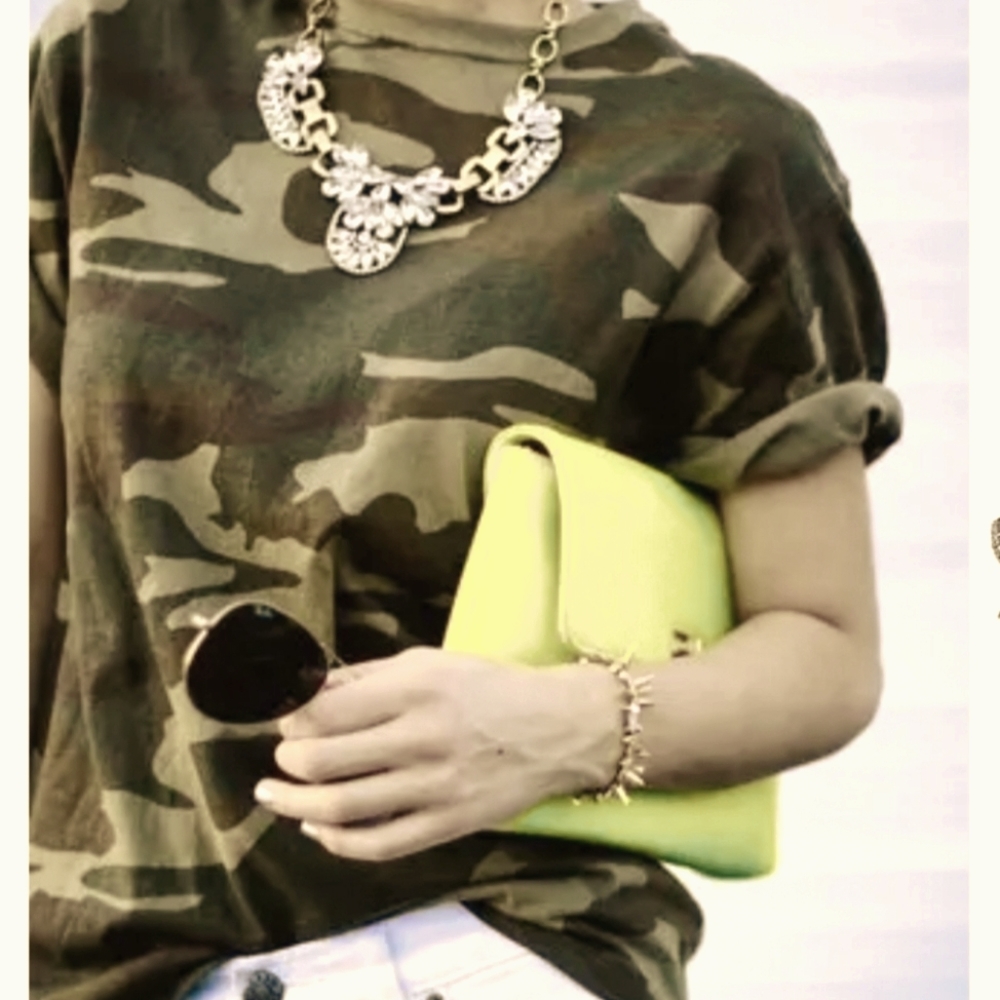 Camo Tee Long Length Camouflage T-Shirt Jaywalker
